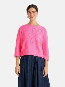 LIEBLINGSSTÜCK Sweter "Auri" w kolorze różowym rozmiar: 44. Różowe swetry oversize LIEBLINGSSTÜCK, bez wzorów, z bawełny, bez ramiączek. Za 337,41 zł.