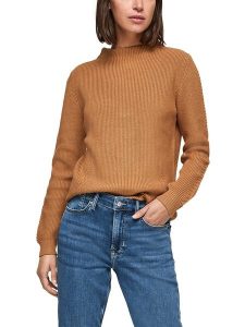 S.OLIVER RED LABEL Sweter w kolorze jasnobrązowym rozmiar: 36. Brązowe swetry oversize s.Oliver RED LABEL, s, bez wzorów, bez ramiączek. Za 73,93 zł.