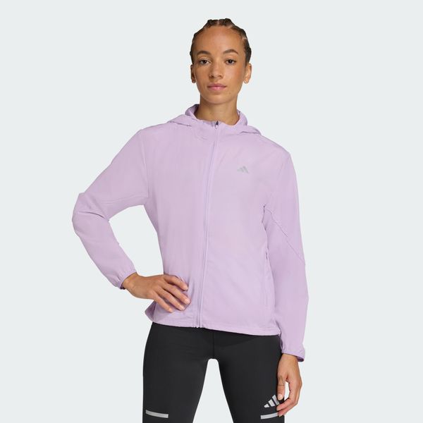 Kurtka Run It. Czerwone kurtki ADIDAS, s, bez wzorów, z materiału. Za 279,00 zł.