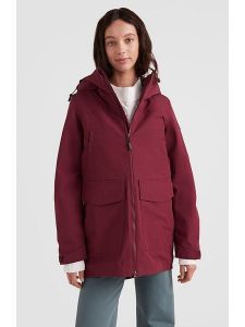 O'Neill Parka 3w1 "Journey" w kolorze czerwonym rozmiar: S. Czerwone płaszcze O'Neill, m, bez wzorów, bez kaptura. Za 355,78 zł.