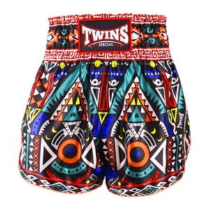 Spodenki treningowe Twins Special Aztec. Czerwone szorty TWINS, bez wzorów, sportowe. Za 199,00 zł.