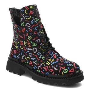 Kolorowe Botki Artiker Stylowe Obuwie Damskie Premium. Czarne botki ARTIKER, bez wzorów, z jeansu, bez obcasa, bez zapięcia. Za 329,00 zł.