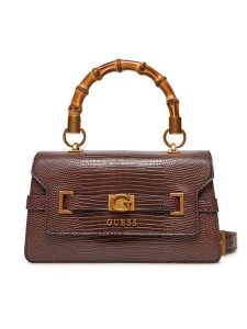 Guess Torebka HWKB95 06200 Brązowy. Brązowe torebki klasyczne Guess, z aplikacjami, ze skóry, bez dodatków. Za 519,99 zł.