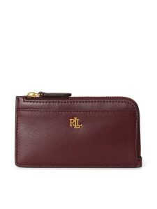 LAUREN RALPH LAUREN Portfel 432P10421010 Bordowy. Czerwone portfele Lauren Ralph Lauren, bez wzorów, ze skóry. Za 489,99 zł.