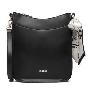 Torebka MEXX. Czarne listonoszki Mexx, bez wzorów, bez dodatków. Za 199,99 zł.