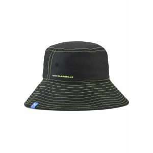 Kapelusz typu bucket Olympique Marsylia FASTER PUMA Black White. Białe kapelusze Puma, bez wzorów. Za 139,00 zł.