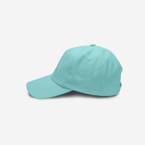 Czapka z daszkiem Kubota miętowa. Zielone czapki Kubota, bez wzorów, z dresówki, biznesowe. Za 39,99 zł.