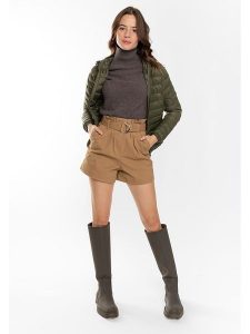 Northwood Kurtka pikowana "Huez" w kolorze khaki rozmiar: M. Brązowe kurtki Northwood, m, bez wzorów, bez kaptura. Za 130,99 zł.