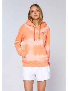 Chiemsee Bluza w kolorze pomarańczowym rozmiar: M. Pomarańczowe bluzy Chiemsee, m, bez wzorów, z bawełny, z kapturem. Za 164,95 zł.
