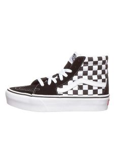Vans Sneakersy "SK8-HI ® PLATFORM 2.0" w kolorze czarno-białym rozmiar: 40. Białe trampki Vans, bez wzorów, z materiału, za kostkę, bez zapięcia. Za 171,28 zł.