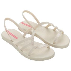 Sandały Ipanema Diversa Sandal Ad 27234 BG731 beżowy. Brązowe sandały bez wzorów, bez obcasa, bez zapięcia. Za 210,26 zł.