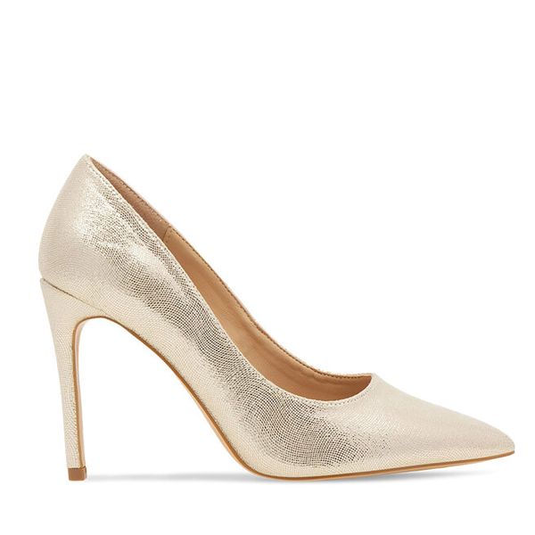 Szpilki JENNY. Żółte szpilki Jenny, bez wzorów, bez obcasa. Za 139,99 zł.