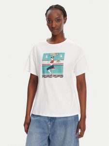 Liu Jo T-Shirt WA5342 JS923 M9505 Biały Regular Fit. Białe t-shirty Liu Jo, m, bez wzorów, z bawełny, bez kołnierzyka, bez ramiączek. Za 239,99 zł.