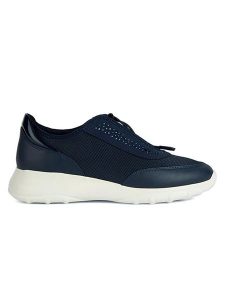 Geox Sneakersy "Dalleniee" w kolorze granatowym rozmiar: 38. Niebieskie trampki Geox, bez wzorów, z gumy, bez zapięcia. Za 228,38 zł.