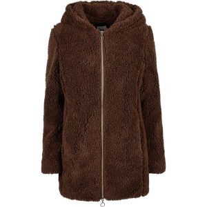 Damski polar sherpa Urban Classics GT. Brązowe kurtki Urban Classics, na zimę, bez wzorów, z polaru, bez kaptura. W wyprzedaży za 287,00 zł.