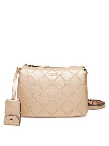 Liu Jo Torebka Ecs S Crossbody AF5072 E0538 Złoty. Żółte listonoszki Liu Jo, bez wzorów, ze skóry, bez dodatków. Za 489,99 zł.