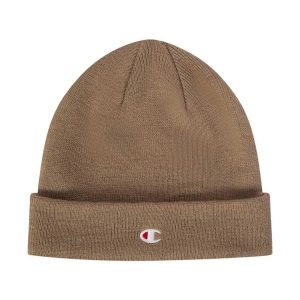 Czapka Champion Beanie Cap 806065. Brązowe czapki Champion, bez wzorów, sportowe. Za 54,90 zł.