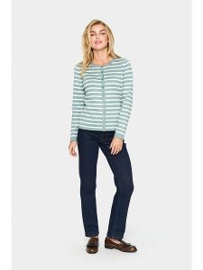 SAINT TROPEZ Kardigan w kolorze turkusowym rozmiar: S. Niebieskie kardigany Saint Tropez. Za 69,99 zł.