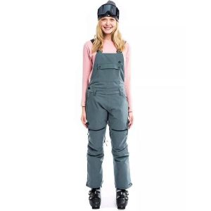 Spodnie narciarskie damskie SAKURA BIB Pants. Zielone kombinezony FUNDANGO, na zimę, m, bez wzorów, z poliesteru, bez kołnierzyka, bez ramiączek. Za 499,00 zł.