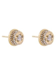 Guess Kolczyki JUBE05 557JW Złoty. Żółte kolczyki Guess, metalowe. Za 209,99 zł.