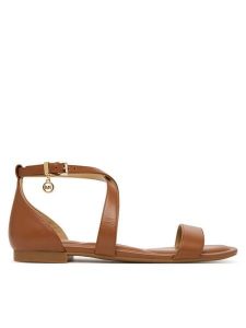 MICHAEL Michael Kors Sandały Alexa Flex 40S6AXFS1L Brązowy. Brązowe sandały MICHAEL Michael Kors, bez wzorów, ze skóry, bez obcasa, na płaskiej podeszwie, bez zapięcia. Za 589,99 zł.