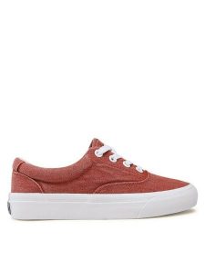 Polo Ralph Lauren Tenisówki 804907203001 Czerwony. Czerwone trampki Polo Ralph Lauren, bez wzorów, z materiału, bez zapięcia. Za 329,99 zł.