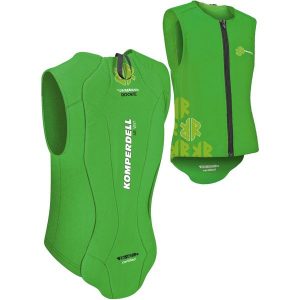 Kamizelka Komperdell Air Vest Junior Green 2026. Zielone kamizelki KOMPERDELL, bez wzorów, bez kołnierzyka, bez ramiączek, bez kaptura. Za 339,00 zł.