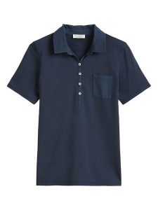 Marc O´Polo Koszulka polo w kolorze granatowym rozmiar: XS. Niebieskie bluzki xs, bez wzorów, z bawełny, bez kołnierzyka, bez ramiączek. Za 127,35 zł.