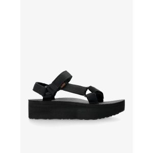 Sandały damskie Teva Flatform Universal. Czarne buty trekkingowe Teva, bez zapięcia. W wyprzedaży za 230,00 zł.
