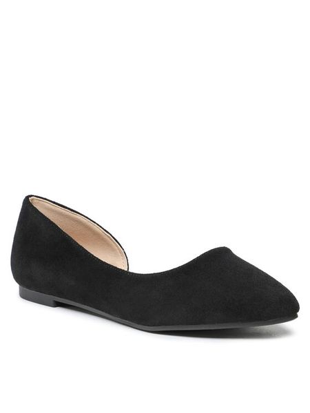 Jenny Fairy Baleriny WS2108-08 Czarny. Czarne balerinki Jenny Fairy, bez wzorów, z materiału, bez obcasa, bez zapięcia. Za 89,99 zł.