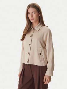 Marella Koszula Baia1 2615191051 Beżowy Regular Fit. Brązowe koszule Marella, bez wzorów, z wiskozy, bez kołnierzyka, bez ramiączek. Za 484,99 zł.
