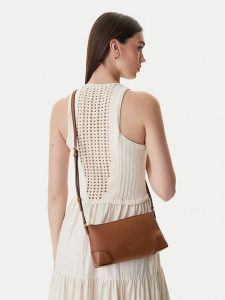 MICHAEL Michael Kors Torebka 32R6G1WC1V Brązowy. Brązowe torebki klasyczne MICHAEL Michael Kors, bez wzorów, ze skóry, bez dodatków. Za 669,99 zł.