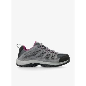Buty turystyczne damskie Columbia Crestwood Waterproof. Szare buty trekkingowe Columbia, bez zapięcia. Za 382,99 zł.