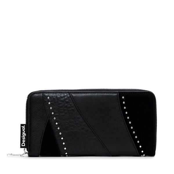 Portfel Desigual. Czarne portfele Desigual, bez wzorów. Za 159,99 zł.