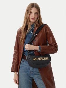 LOVE MOSCHINO Torebka JC4245PP0OKD0000 Czarny. Czarne torebki klasyczne LOVE MOSCHINO, bez wzorów, ze skóry, bez dodatków. Za 656,99 zł.