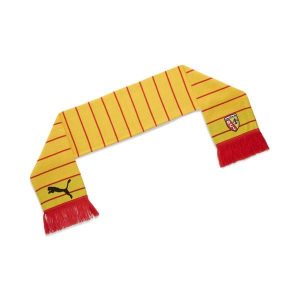 Szalik RC Lens Essentials PUMA Pelé Yellow Red. Czerwone szaliki Puma, bez wzorów, ze lnu. Za 109,00 zł.