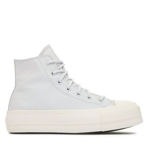 Trampki Converse. Niebieskie trampki Converse, bez wzorów, bez zapięcia. Za 309,99 zł.