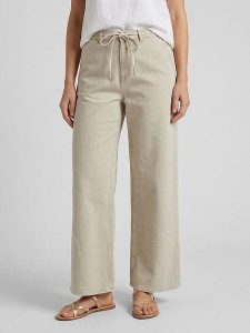 MOSS COPENHAGEN Dżinsy "Lio" - Comfort fit - w kolorze beżowym rozmiar: XS. Brązowe jeansy Moss Copenhagen, bez wzorów, z bawełny, z podwyższonym stanem. Za 184,02 zł.