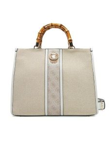 Guess Torebka HWAG93 37220 Écru. Kuferki Guess, z aplikacjami, z materiału, bez dodatków. Za 459,99 zł.