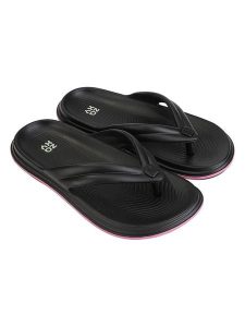 Zaxy Japonki "Leveza Hit Rast" w kolorze czarnym rozmiar: 38. Czarne klapki Zaxy, bez wzorów, z otwartym noskiem, bez obcasa. Za 79,03 zł.