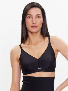 Chantelle Biustonosz bezfiszbinowy Bare Essential C15N20 Czarny. Czarne biustonosze Chantelle, bez wzorów, z syntetyku. Za 239,99 zł.
