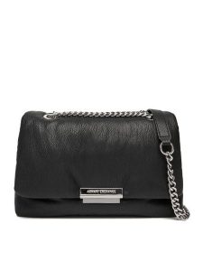 Armani Exchange Torebka XW000355 AF17240 UC001 Czarny. Czarne torebki wieczorowe Armani Exchange, bez wzorów, ze skóry, bez dodatków. Za 429,99 zł.