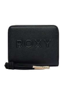 Roxy Portfel CEO-RX-W1-003-AW25 Czarny. Czarne portfele Roxy, bez wzorów, z materiału. Za 59,99 zł.