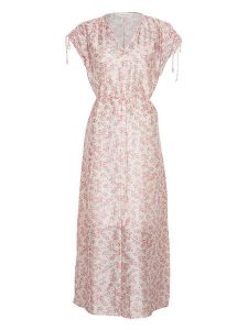 MOSS COPENHAGEN Sukienka "Isadora" w kolorze jasnoróżowym rozmiar: L. Różowe sukienki Moss Copenhagen, l, bez wzorów, bez kołnierzyka, bez ramiączek, maxi. Za 237,17 zł.