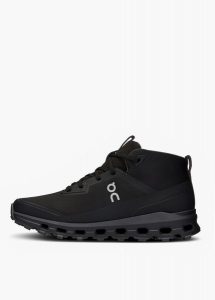 Buty hikkingowe damskie ON CLOUDROAM WATERPROOF. Czarne buty trekkingowe On, bez zapięcia. Za 663,99 zł.