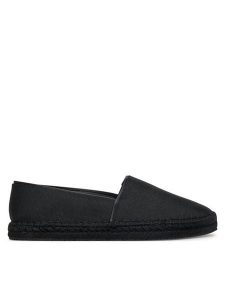Calvin Klein Espadryle Flat Espadrille - Jacq HW0HW02467 Czarny. Czarne espadryle Calvin Klein, bez wzorów, z materiału, bez obcasa. Za 189,99 zł.