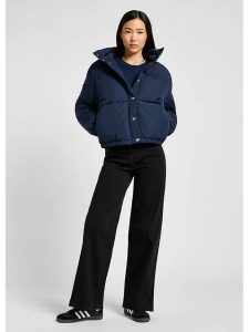 Lee Kurtka pikowana w kolorze granatowym rozmiar: S. Niebieskie kurtki Lee, s, bez wzorów, bez kaptura. Za 295,99 zł.