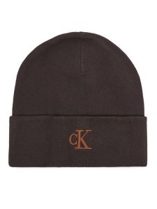 Calvin Klein Czapka LV04F8098G Brązowy. Brązowe czapki Calvin Klein, bez wzorów, z wiskozy. Za 129,99 zł.