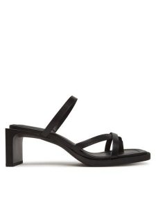 Tommy Jeans Klapki The Soho Sandal EN0EN02781 Czarny. Czarne klapki Tommy Jeans, bez wzorów, z jeansu, bez obcasa. Za 239,99 zł.