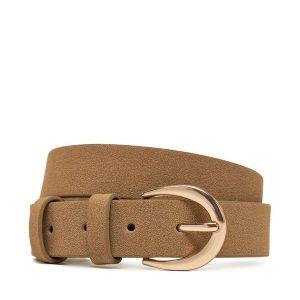 Pasek Damski DeeZee. Brązowe paski DeeZee, bez wzorów. Za 49,99 zł.